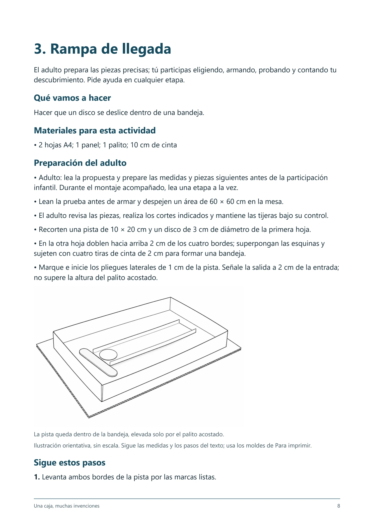 Muestra del PDF: Prueba una rampa de llegada